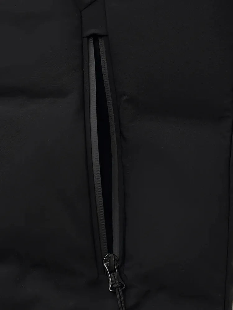 Drawstring Hooded Goose Down Jacket